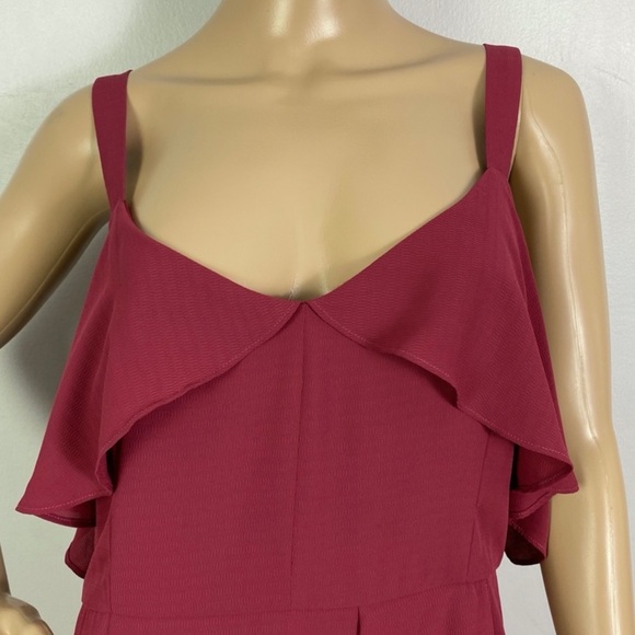 NEW COOPER ST. RUFFLE MIDI DRESS - Picture 3 of 9